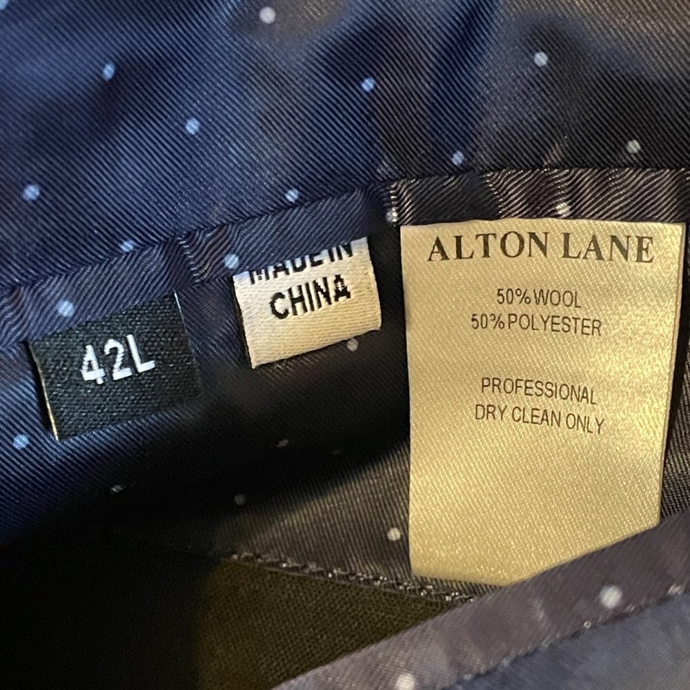 NEW Alton Lane Men's Tailored Fit Suit Jacket Separate Blazer Sz. 42L - Picture 4 of 4